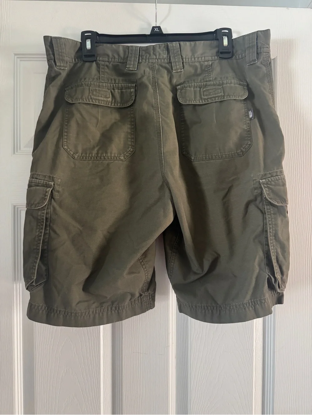 Men's North Face Olive Cargo Shorts